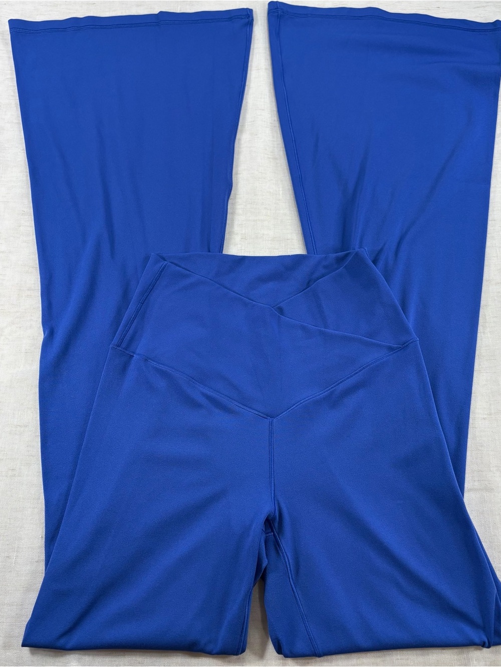OFFLINE by Aerie Real Me Flare Leggings High Rise Stretch Blue Women S/P